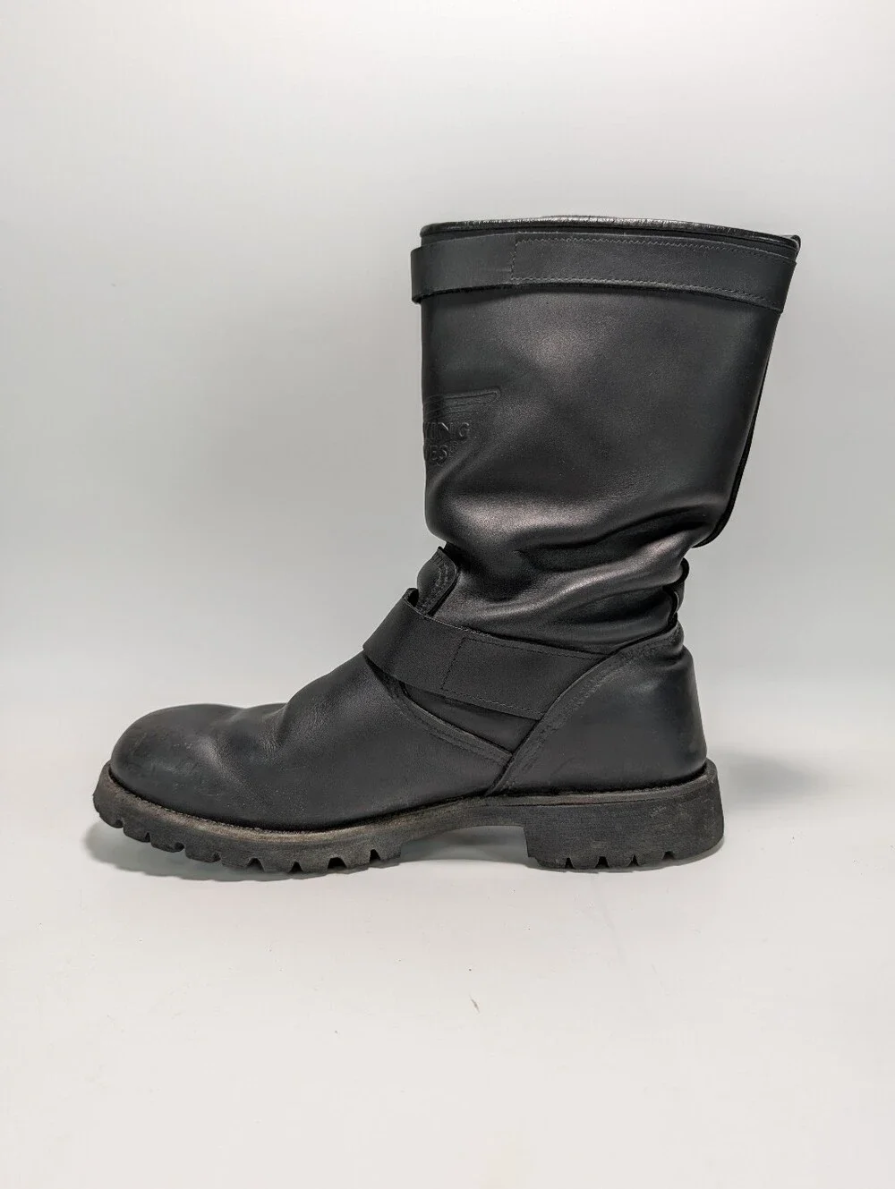 Red Wing Boots Black Engineer Motorcycle Boots 970